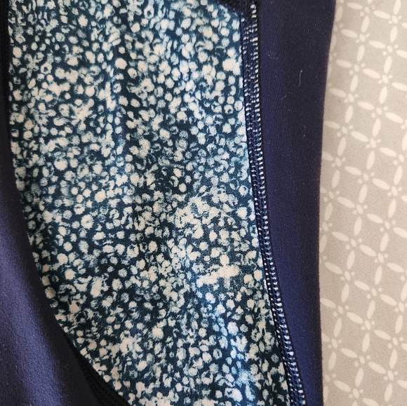 Lululemon Wunder Under Blue Crop Camo Pebble Print Leggings Size 2 - Picture 9 of 13